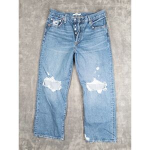 Levi’s Ribcage Straight Ankle Womens Jeans Medium Wash Size 32